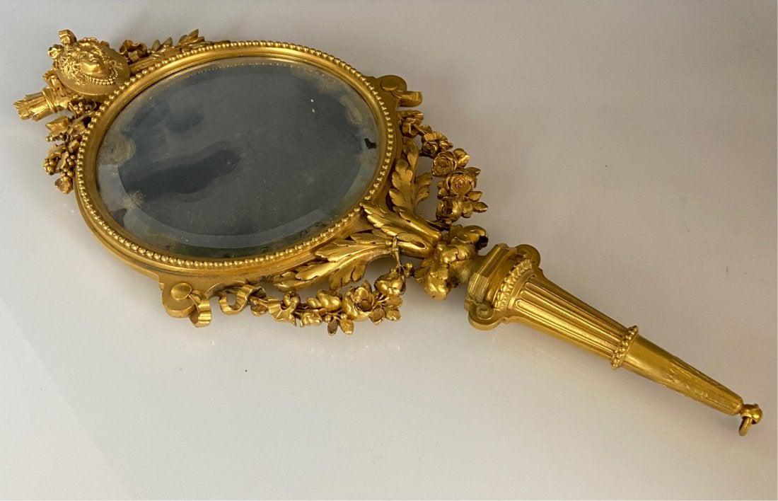 A VERY FINE DORE BRONZE MIRROR (1 of 5)