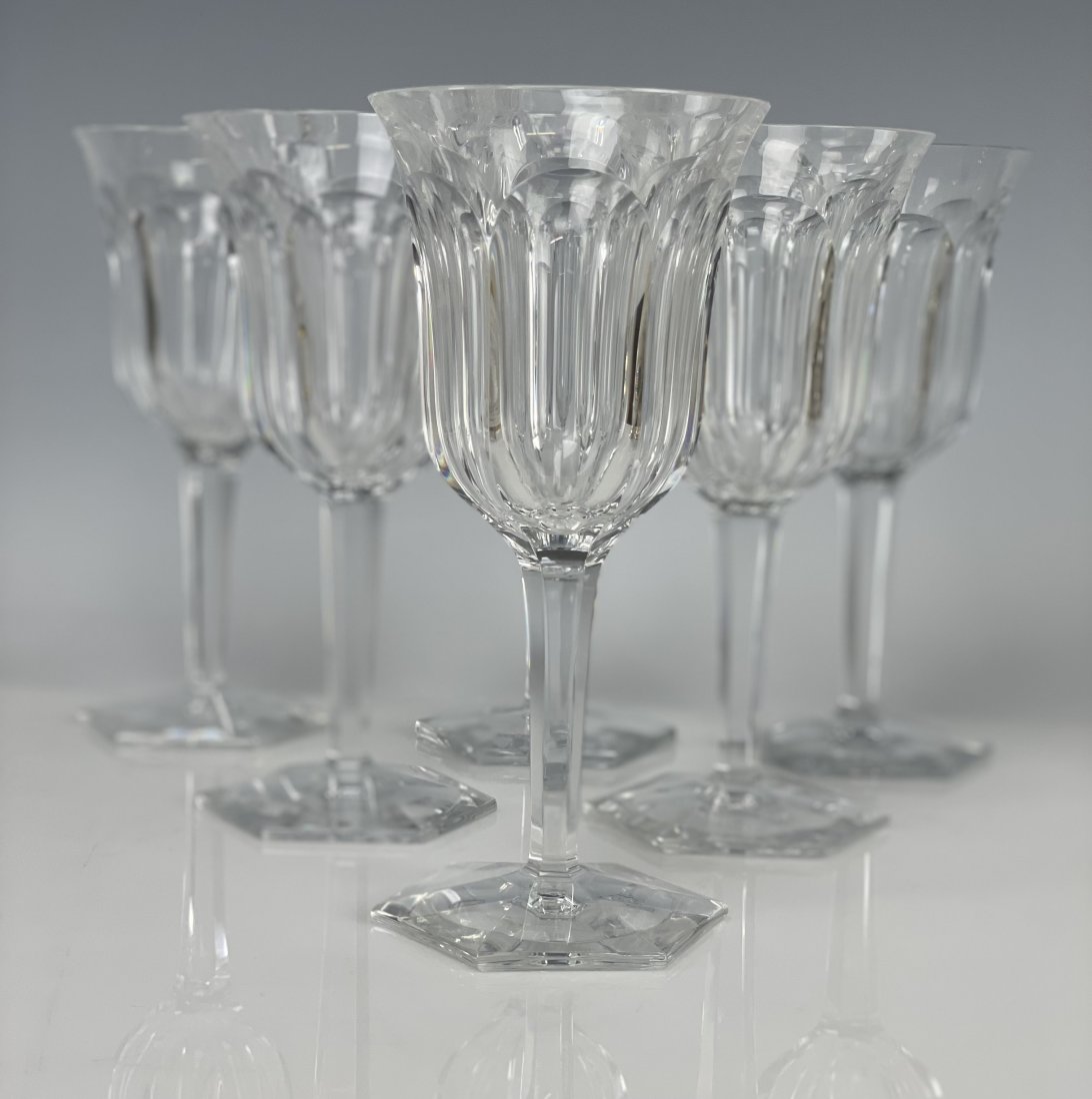 SET OF 6 SIGNED BACCARAT MALMAISON WATER GOBLET (1 of 3)