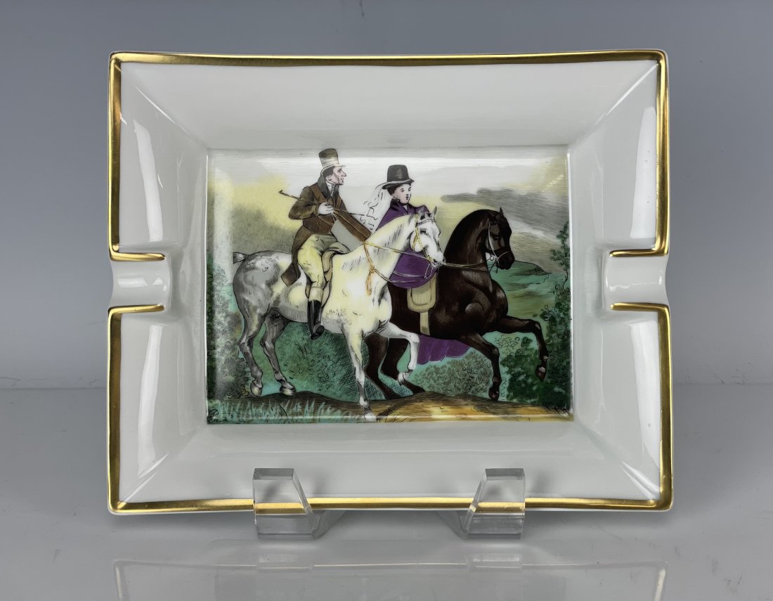 HERMES PORCELAIN ASHTRAY (1 of 3)