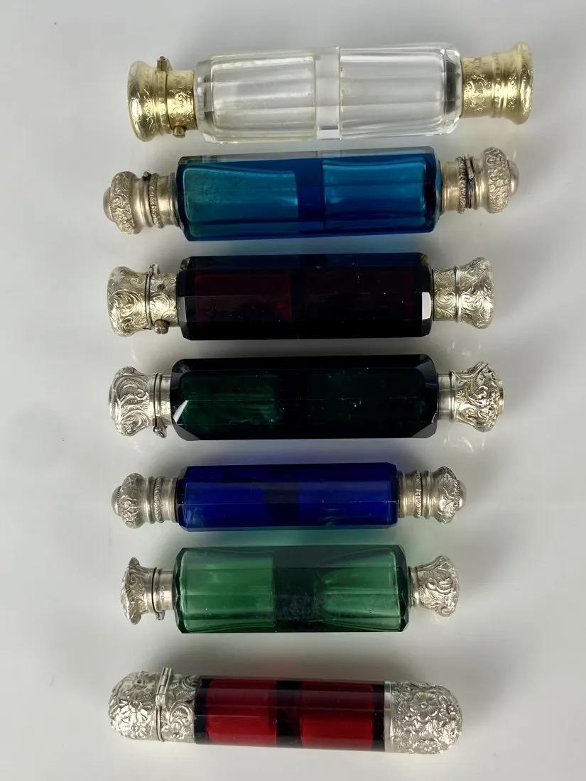SET OF 7  PERFUME BOTTLES (1 of 2)