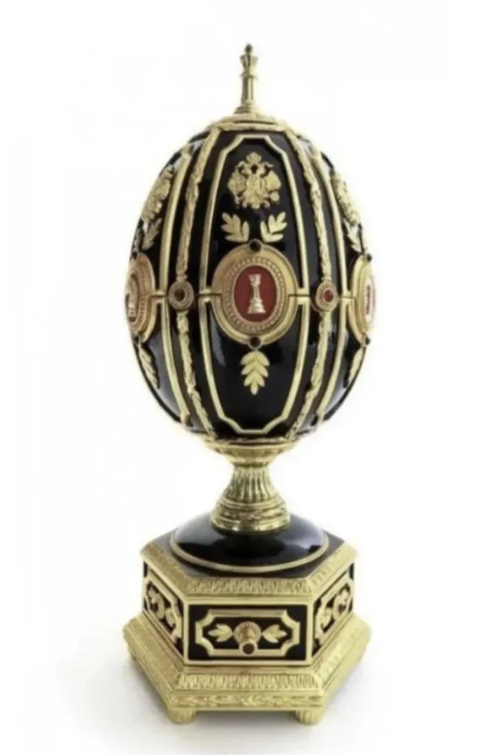 IMPERIAL FABERGE JEWELED EGG CHESS SET EGG (1 of 4)