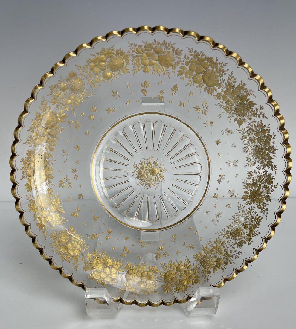 A GILT MOSER PLATE (1 of 2)