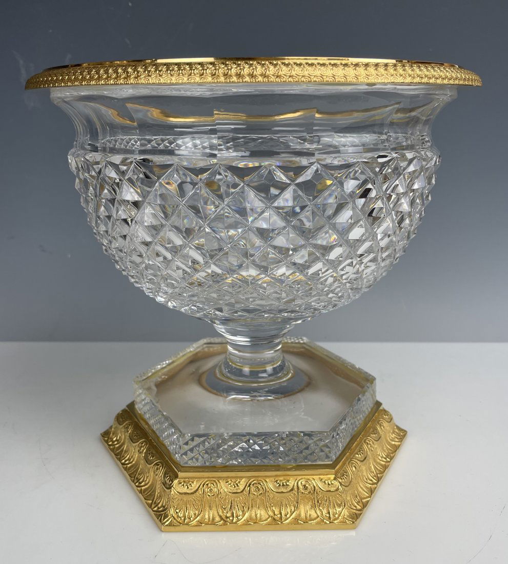ORMOLU MOUNTED BACCARAT CRYSTAL CENTERPIECE (1 of 3)
