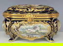 FRENCH SEVRE PORCELAIN BOX