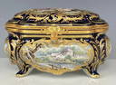 FRENCH SEVRE PORCELAIN BOX