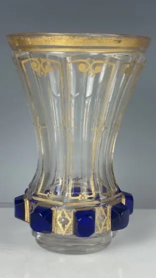 MOSER GILT BEAKER: Circa 1900. Minor gold loss. Estimate $500-600