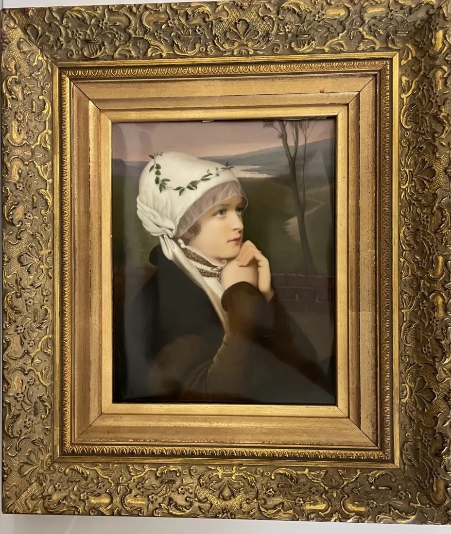 19TH C. BERLIN KPM PORCELAIN PLAQUE: Circa 1880. Measures 12.5 inches x 10.5 inches unframed. Estimate $2.500-3.000