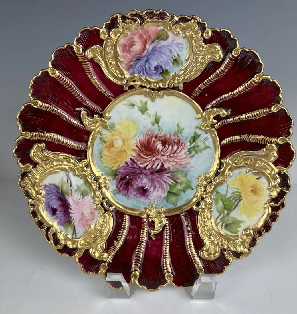 19TH C. MEISSEN PLATE (1 of 6)