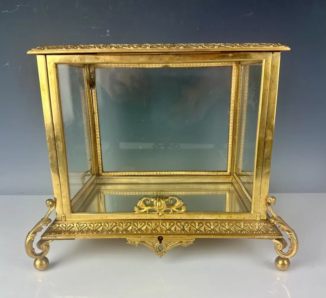 FRENCH DORE BRONZE TANTALUS CASE CIRCA 1900 (1 of 4)