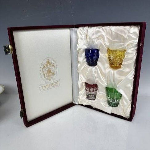 IMPERIAL FABERGE CRYSTAL SHOT GLASSES (1 of 4)
