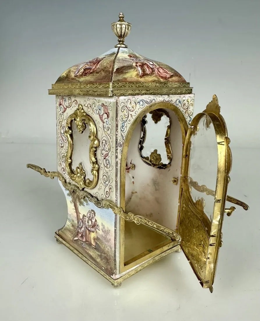 VIENNESE ENAMEL CARRIAGE (1 of 5)