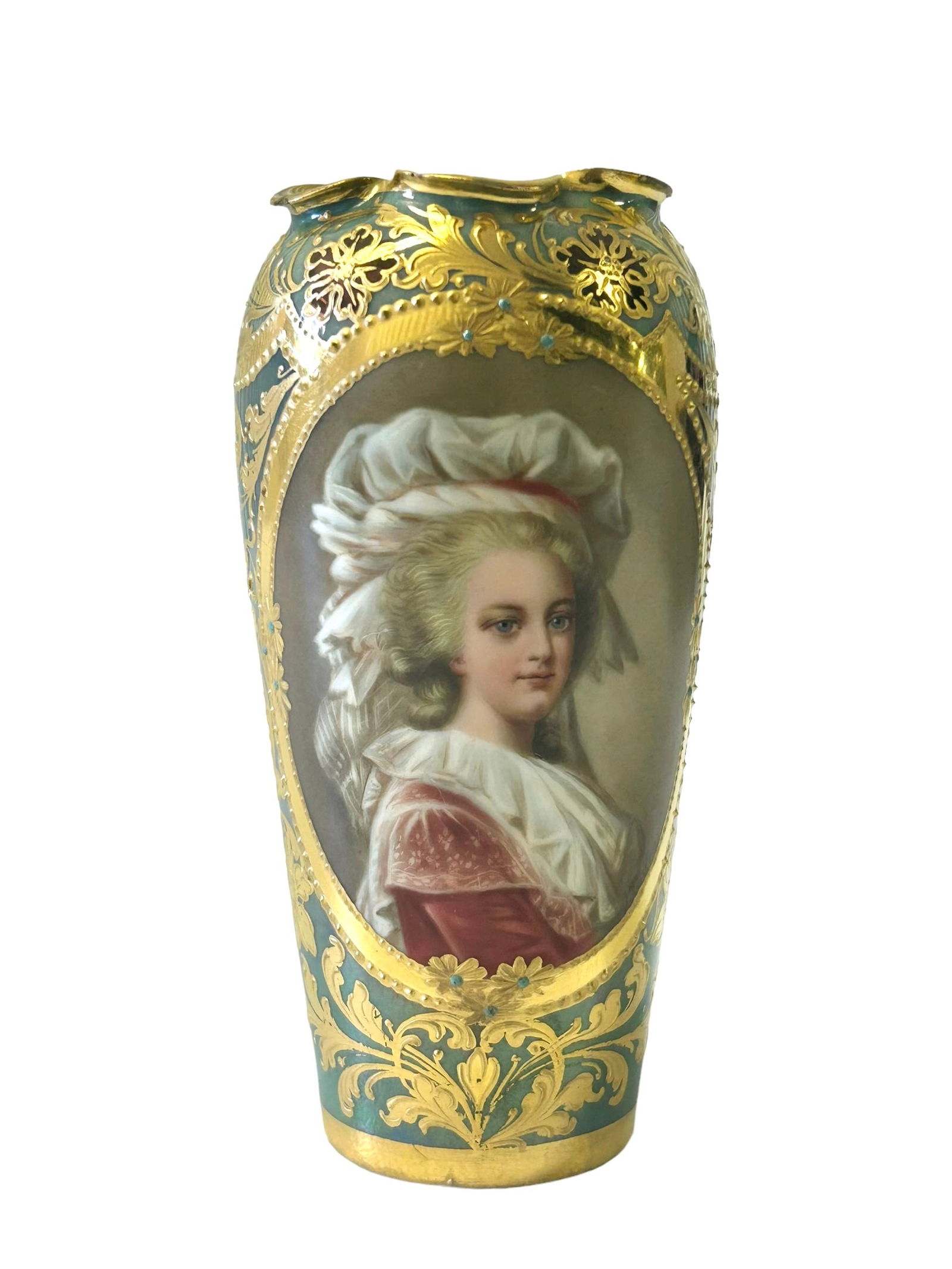 ROYAL VIENNA PORTRAIT VASE (1 of 7)