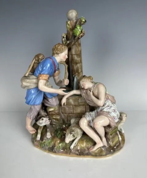 LARGE 19TH C. MEISSEN GROUP (1 of 5)