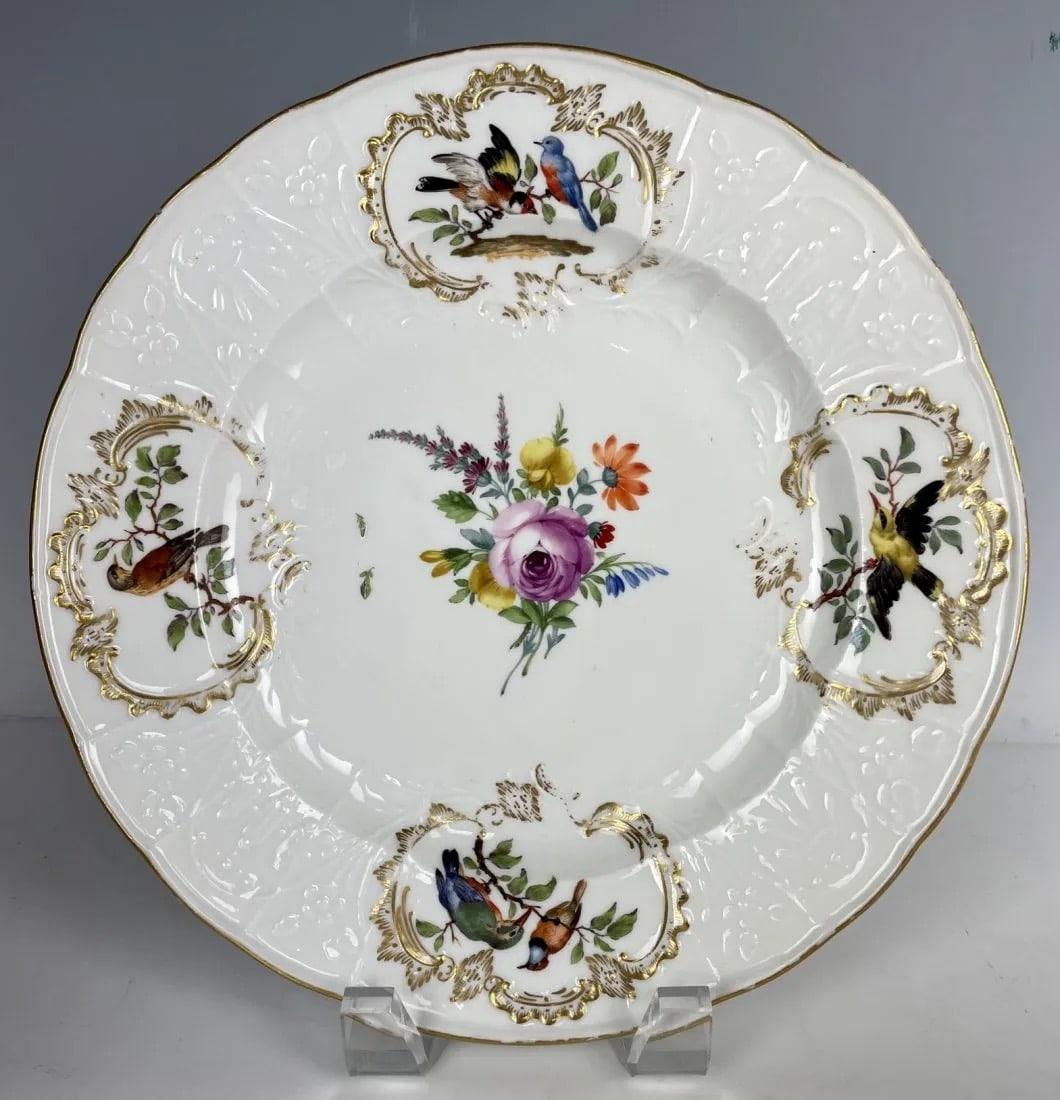 19TH C. MEISSEN PLATE (1 of 2)