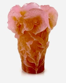 DAUM PATE DE VERRE VASE