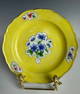 19TH C. MEISSEN YELLOW GROUND PLATE
