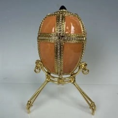 LARGE IMPERIAL FABERGE ENAMEL EGG (1 of 4)