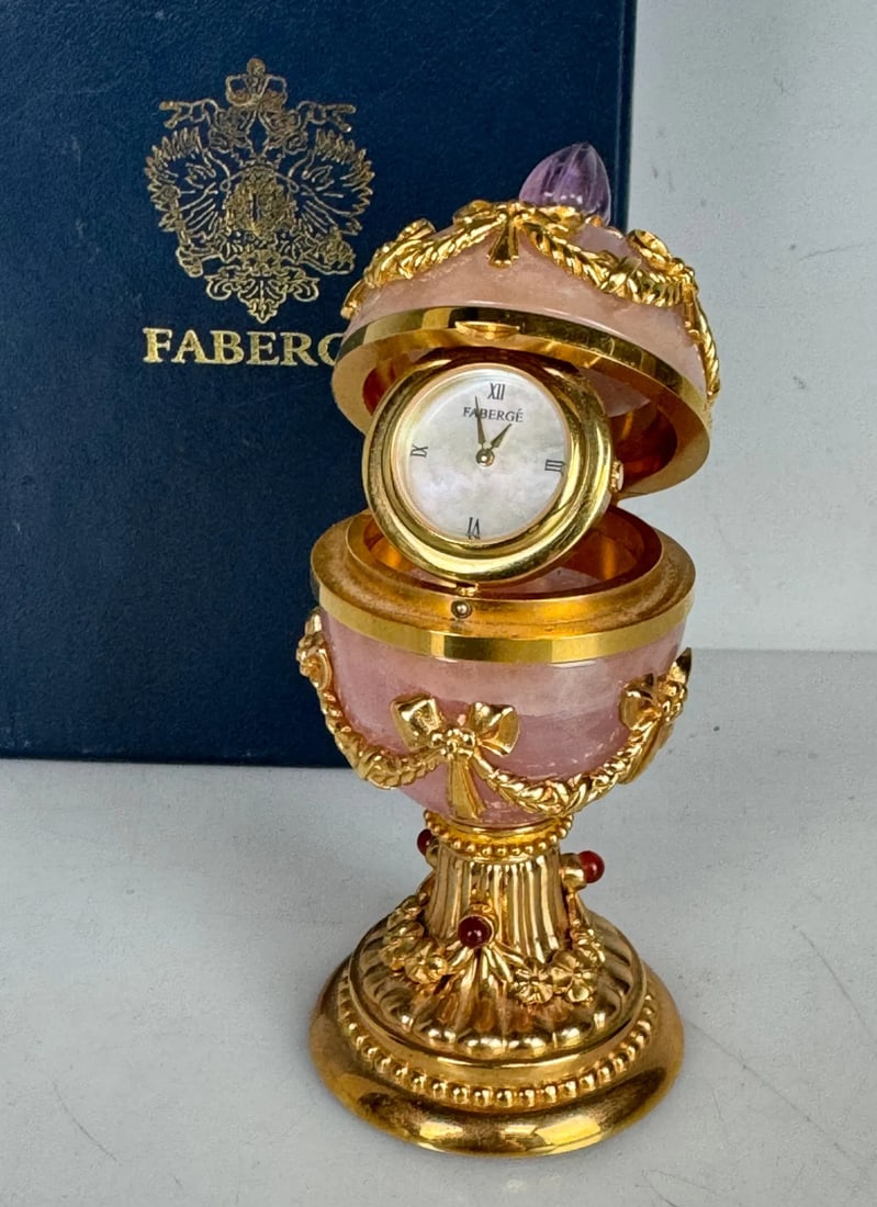 IMPERIAL FABERGE CLOCK EGG (1 of 4)