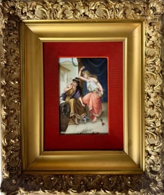 19TH C. BERLIN KPM PORCELAIN PLAQUE