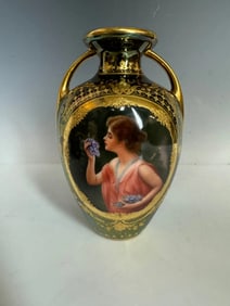 ROYAL VIENNA PORTRAIT VASE