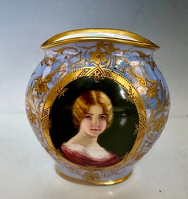ROYAL VIENNA PORTRAIT VASE