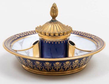 IMPERIAL SEVRES INKWELL