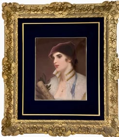 LARGE BERLIN KPM PORCELAIN PLAQUE