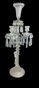 A LERGE BACCARAT ENFANT CANDELABRA