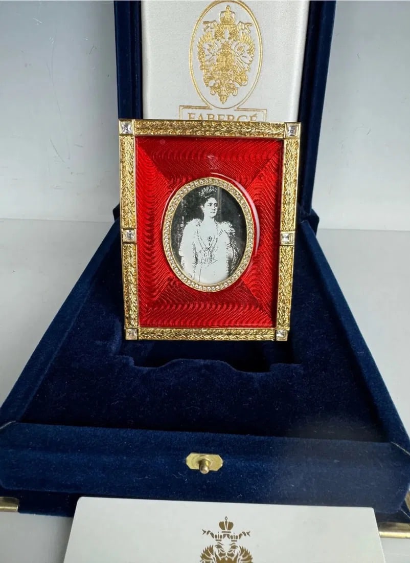 IMPERIAL FABERGE ENAMEL FRAME (1 of 3)