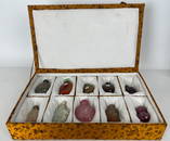 SET OF 10 ASSORTED ANTIQUE CHINESE SNUFF BOTTLES