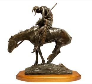 BRONZE SCULPTURE SIGNED JAMES EARLY FRASER