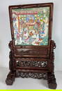 A MAGNIFICENT 19TH C. CHINESE PORCELAIN PLAQUE