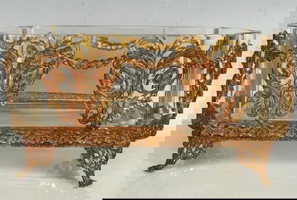 ORMOLU MOUNTED CRYSTAL CENTREPIECE