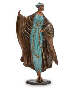 ERTE PAINTED BRONZE (1 of 4)