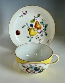 18TH C. MEISSEN CUP AND SAUCER