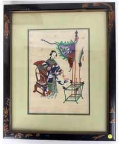 A CHINESE GOUACHE PAINTING