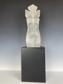 NUDE GLASS SCULPTURE BY FRANK GALO