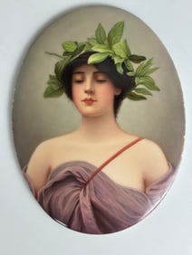 19TH C. KPM STYLE PORCELAIN PLAQUE