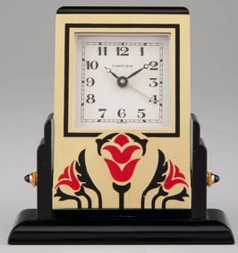 CARTIER ART NOUVEAU STYLE CLOCK