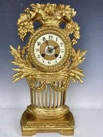 ANTIQUE ORMOLU CLOCK