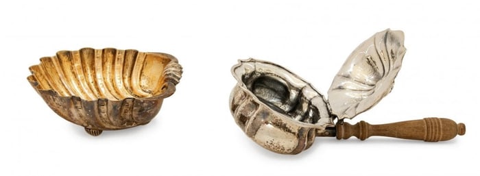 TWO ITALIAN STERLING SILVER ITEMS