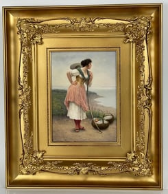 BERLIN KPM PORCELAIN PLAQUE