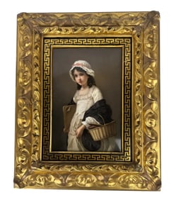 BERLIN KPM PORCELAIN PLAQUE