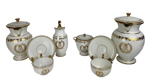 19TH C. SEVRES TEA SET