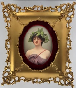 19TH C. KPM STYLE PORCELAIN PLAQUE
