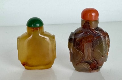 2 ANTIQUE CHINESE SNUFF BOTTLES