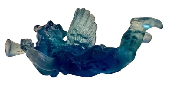 DAUM. PATE DE VERRE MUSICIAN