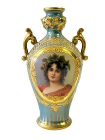 ROYAL VIENNA PORTRAIT VASE
