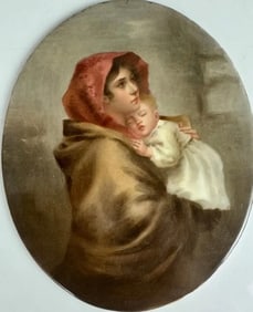 KPM STYLE GERMAN PORCELAIN PLAQUE