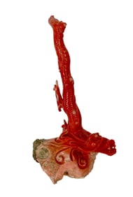 CHINESE CARVED CORAL